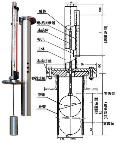 柴油液位計(jì)結(jié)構(gòu)圖